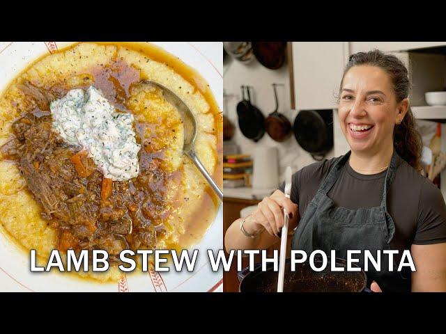 Celebrate Oven Season With A Bowl Of Succulent Lamb Stew And Polenta