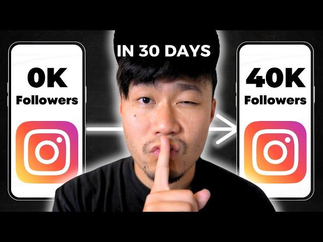 How to GROW on Instagram 2024 | 40,000 Followers In 30 Days