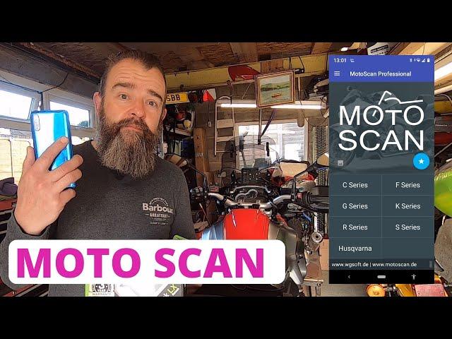 Diagnostics on a GS 1200 LC with MOTOSCAN