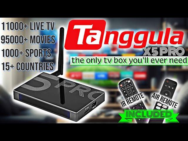 TANGGULA X5 PRO - More tv channels than you can ever watch #android #cordcutting