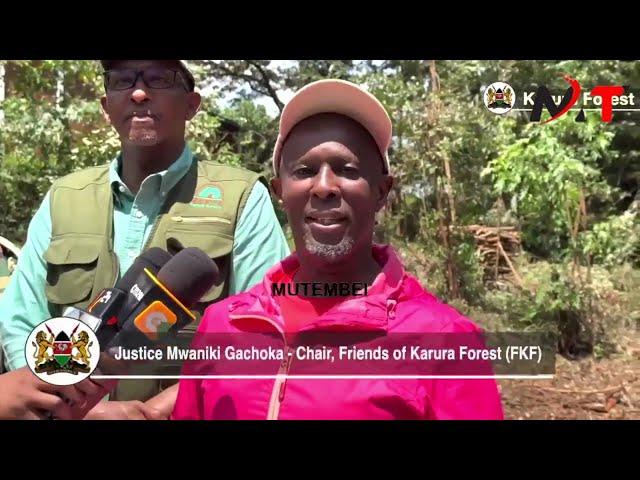 CS ADEN DUALE VISIT KARURA FOREST TO SEE ONGOING REPLACEMENT OF EXOTIC TREES AND INDIGINIOUS SPECIES