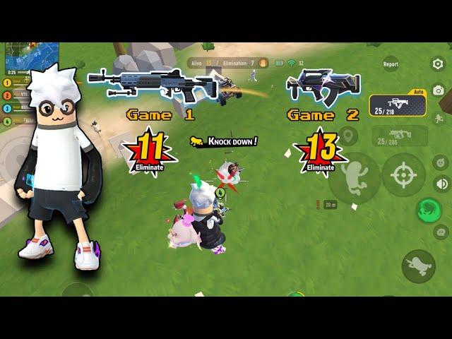 BolenGplays sausage man gameplay / Quadmode / This two deadliest weapon win my game…