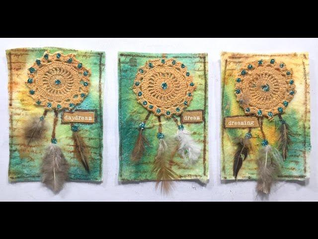 Dreamcatcher- ATC's by Keren Tamir