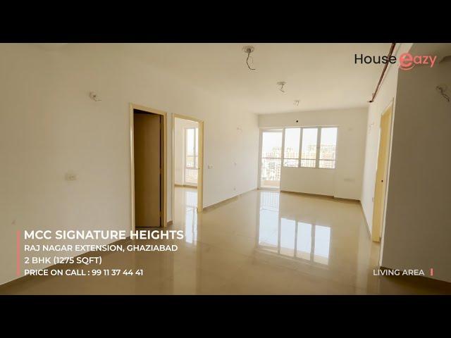 MCC Signature Heights | Raj Nagar Extension Ghaziabad | 2 BHK 1275 sqft | HouseEazy