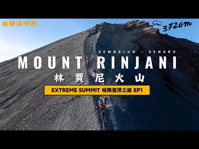 【Mount Rinjani】ep1林賈尼火山｜最美火山徒步路線｜差點沒腿軟｜印尼第二高活火山｜4D3N(Sembalun - Senaru )｜SUB ENG｜EXTREME HIKE