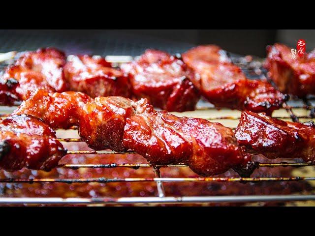 用Costco的猪上肩肉终于烤出了完美的叉烧肉！重点在烤制的过程｜Char Siu (Chinese BBQ Pork) Focus on the roasting process