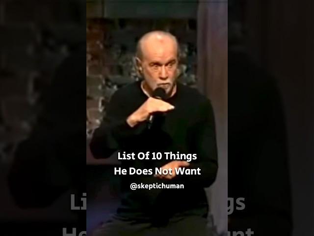 George Carlin on Religion #skeptic #god #atheist #religion #facts #viral #science #faith #agnostic