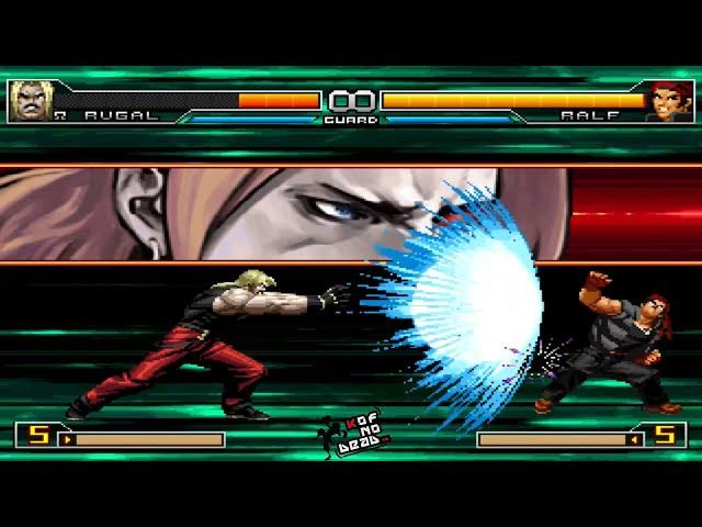 Ralf Tackle Detener Poderes vs Bosses Jefes Finales KOF 2002 UM