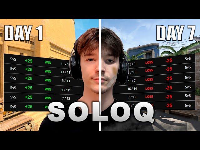 I Played 100 Games Of FACEIT SOLOQ In 1 Week...