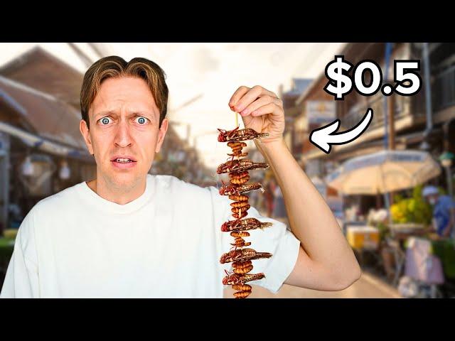 CRAZY Thai Street Food in Chiang Khan Village, Thailand 