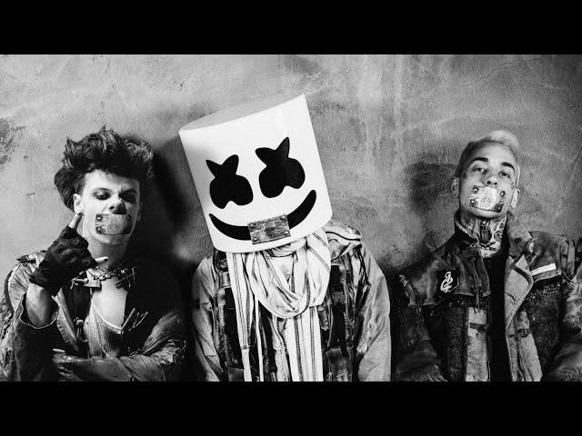 Marshmello x YUNGBLUD x blackbear - Tongue Tied (Official Music Video)