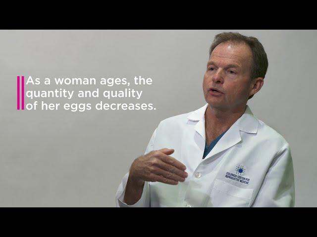 How does age impact a woman's fertility