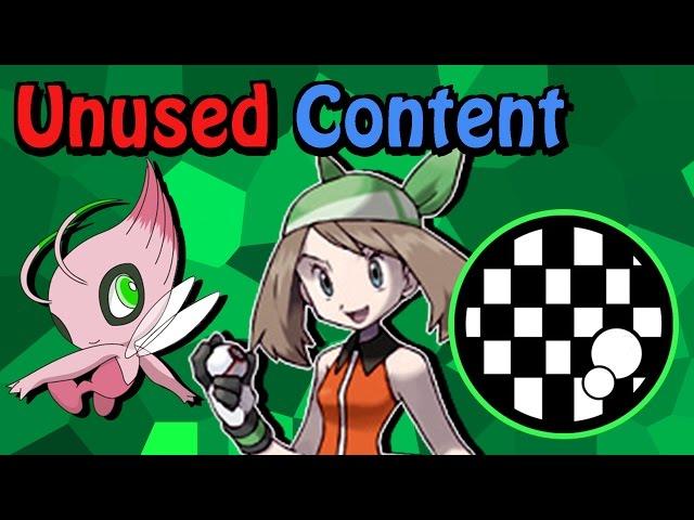 Unused Content: Pokemon Generation 3 (Ruby/Sapphire/Emerald) PART 1