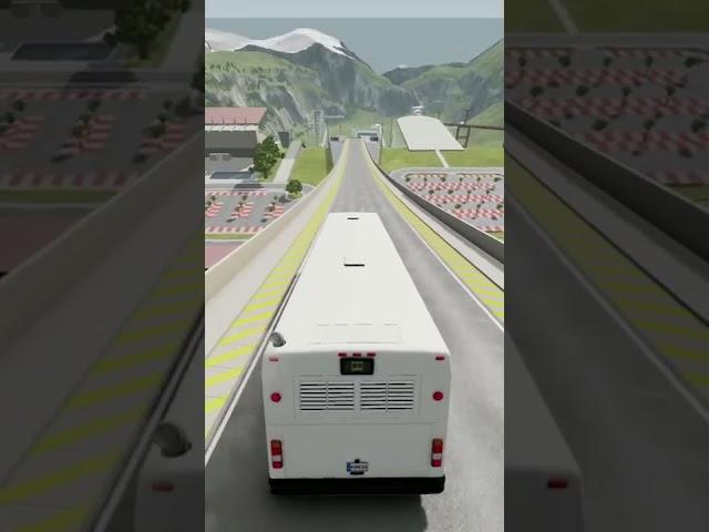 Bus VS Car Jump Arena Ramp | BeamNG.drive #crashtime