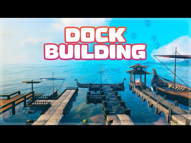 How to Build an Impressive Dock with ANY Material | Valheim