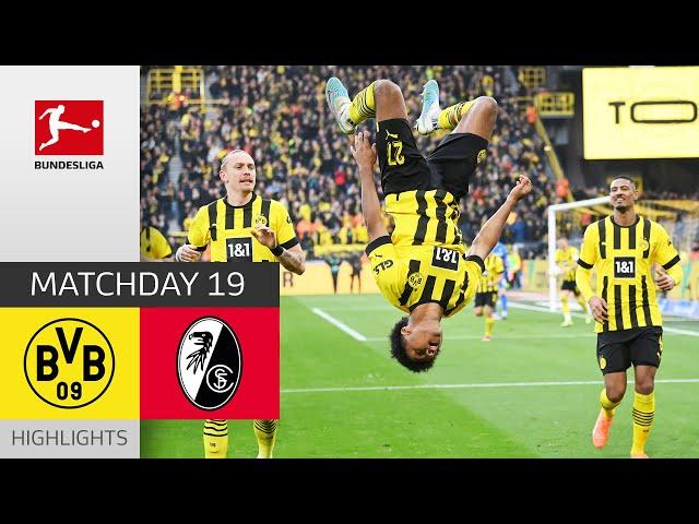 Haller & Dortmund Celebrate 5(!) Goals vs SCF | BVB - SC Freiburg | Highlights | Bundesliga 2022/23