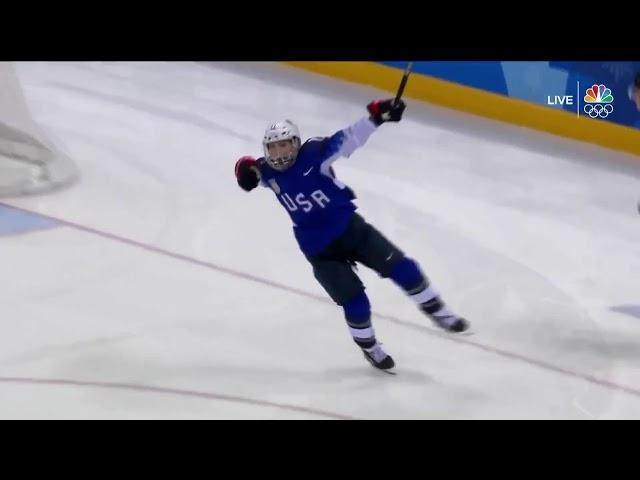 Jocelyne Lamoureux shootout goal against Canada