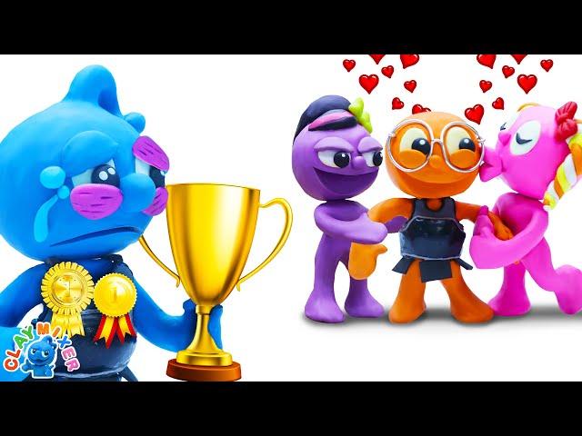 Is Blue's Love Story Over?!? Don't Leave Me Alone, Girls! Cartoon Animation