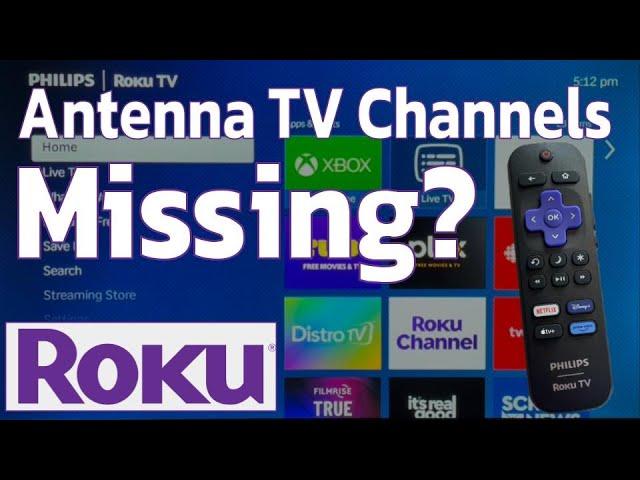 Roku Smart TV Antenna Channels Missing? Try these fixes.
