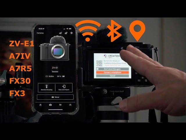 How To Connect Your Sony To Your Phone (RAW, 4K, JPG, Control, Creators App)