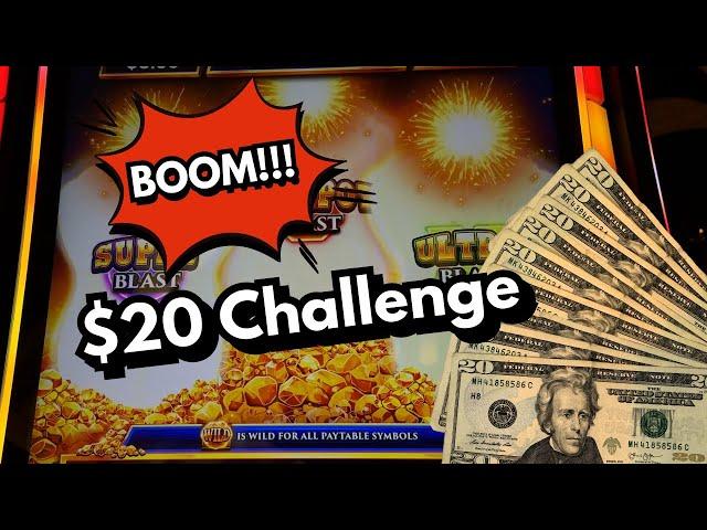 $20 Slot Machine Challenge - UNEXPECTED RESULTS