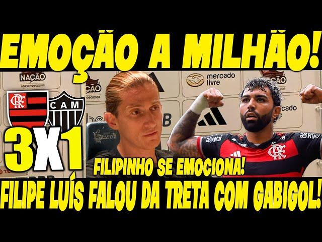 EMOÇÃO A MILHÃO! FILIPE LUÍS ROMPE O SILÊNCIO E FALA DA TRETA COM GABIGOL NO CAMPO!