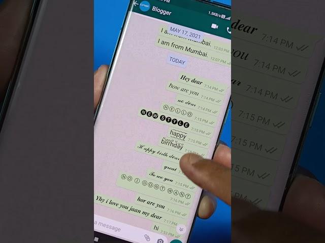WhatsApp New Text Style | Amazing New Trick in WhatsApp