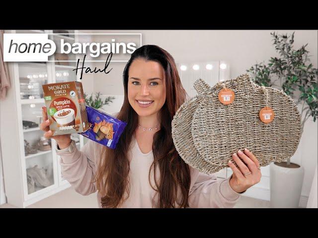 HOME BARGAINS NEW IN SEPTEMBER HAUL | PSL, Pumpkin Decor, Autumn Treats & More!