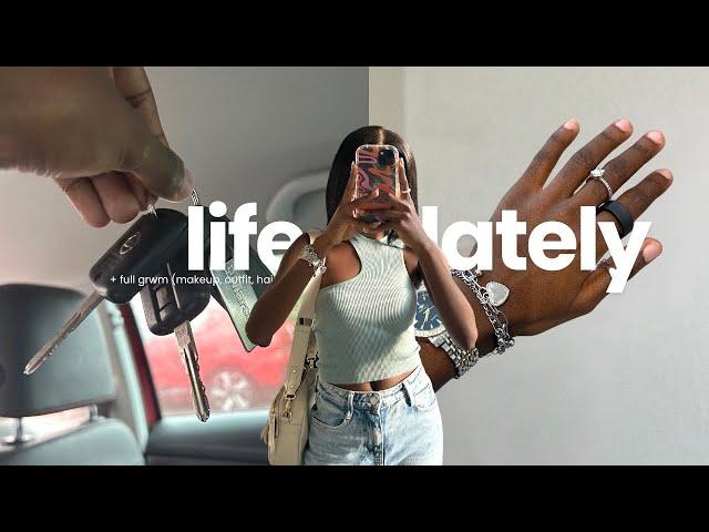 New car? new job!, I miss Ghana| Life update + full grwm (outfit, makeup, hair, scent)