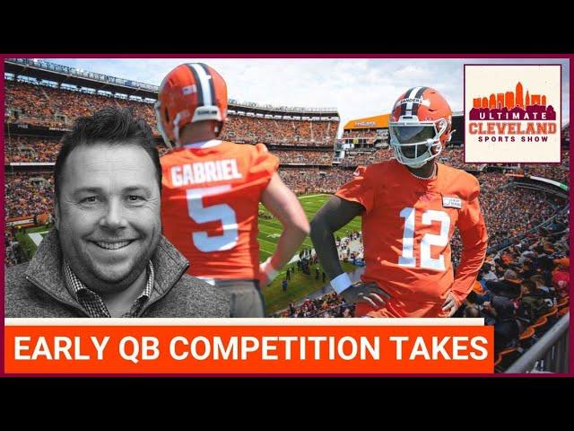 Zac Jackson on Shedeur Sanders, Dillon Gabriel & the Browns QB battle + Day 2 OTA observations