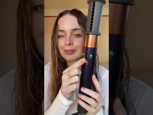 Dyson Airwrap ASMR bouncy blowout hair tutorial  with the new LARGE round brush