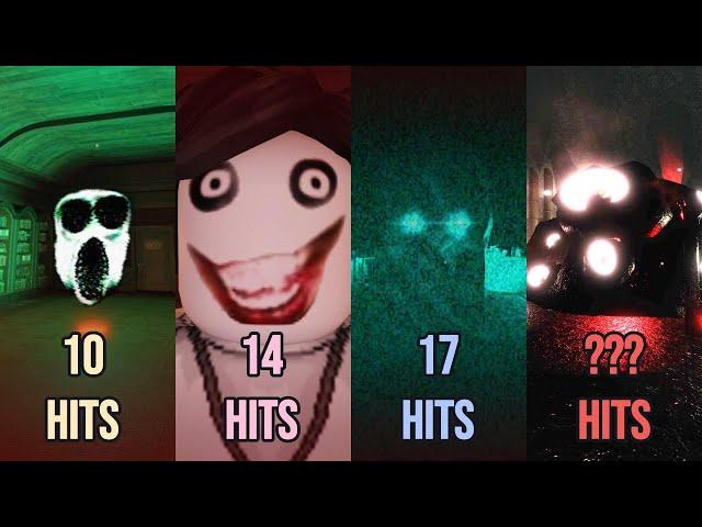 How Many Entity Hits Can a Player With 1000 HP Take? | Roblox DOORS