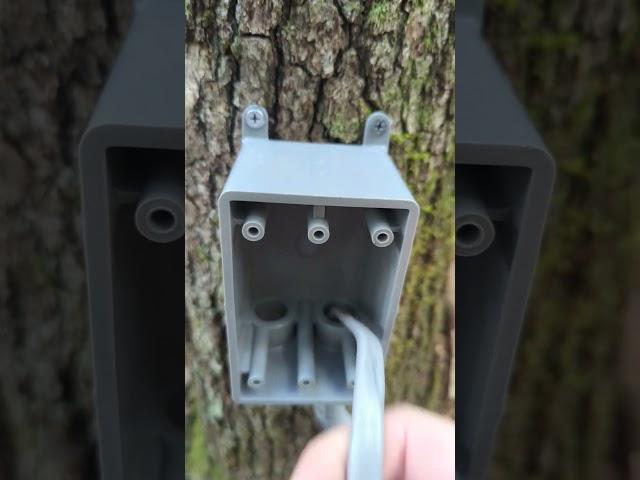 High voltage Outside Plug install 