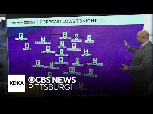 KDKA-TV Evening Forecast (1/24)