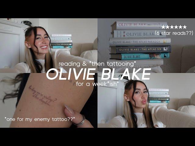 reading olivie blake books for a week*ish* (spoiler free reading vlog)