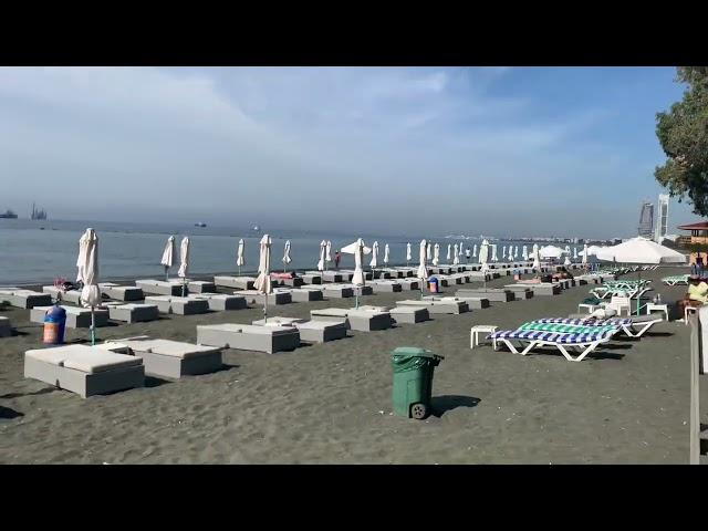 Walk at Dasoudi Beach Limassol Cyprus