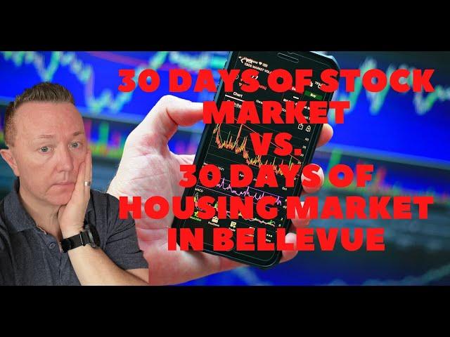 30 Days Stock Market vs. Bellevue Housing Market= Money 2022. Bellevue Real Estate with Oleg