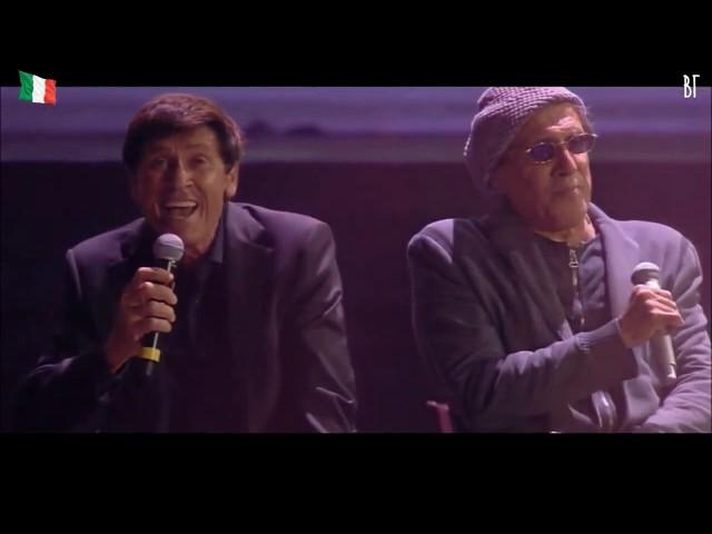 Adriano Celentano con Gianni Morandi - Ti penso e cambia il mondo (русские субтитры)