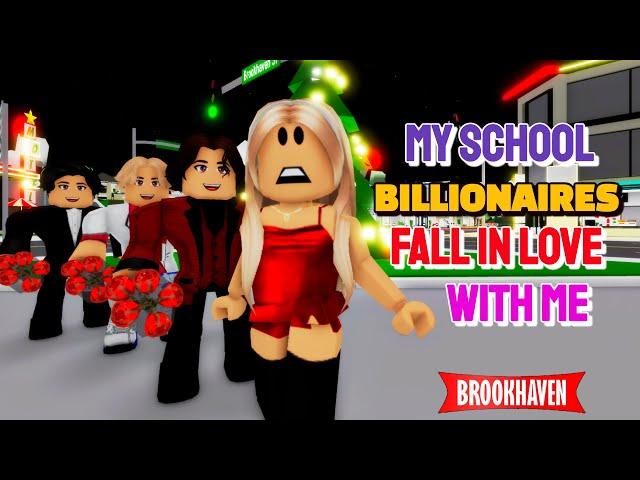 MY SCHOOL BILLIONAIRES FALL IN LOVE WITH ME..!!! || Brookhaven Mini Movie (VOICED)