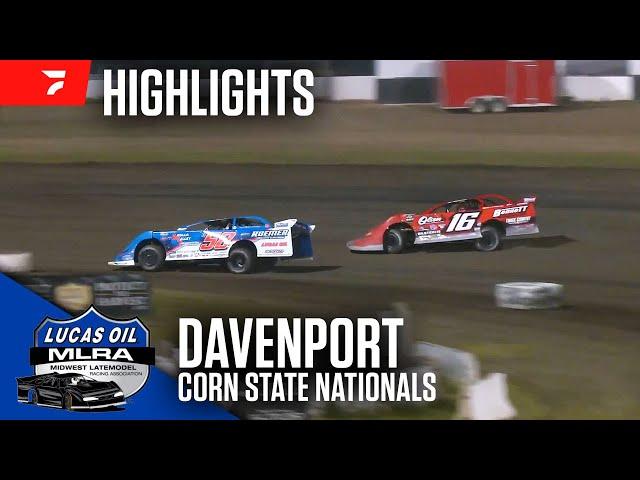 Corn State Nationals | Lucas Oil MLRA Late Models at Davenport Speedway 9/14/24 | Highlights