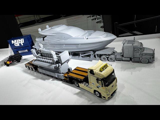 What is up with this MASSIVE Mini GT Yacht Hauler?? Prepping Mini GT & Kaido House Sneaks for MDX