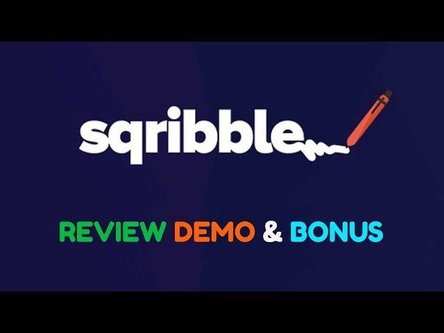 Sqribble Review Demo Bonus - Best eBook Creator Without Writing A Single Word