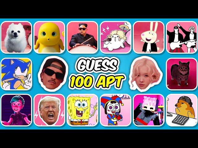 Guess 100 APT Songs & Variants by Their Voice | ROSÉ & Bruno Mars APT Song Covers  ULTIMATE QUIZ 