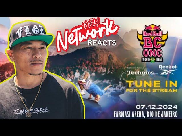 BBOY NETWORK REACTS WITH PROFOWON - REDBULLBCONE WORLD FINAL BRACKET REVEAL 2024