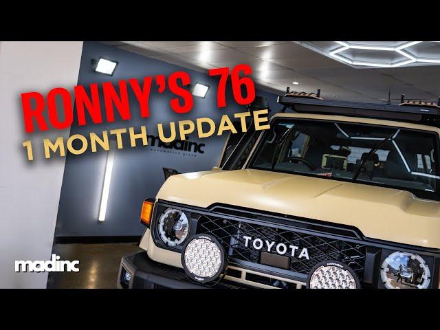 Ronny Dahl's 76 Series Landcruiser - 1 Month Update