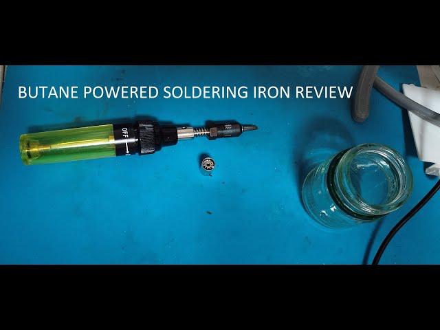 Cheap butane powered soldering iron review