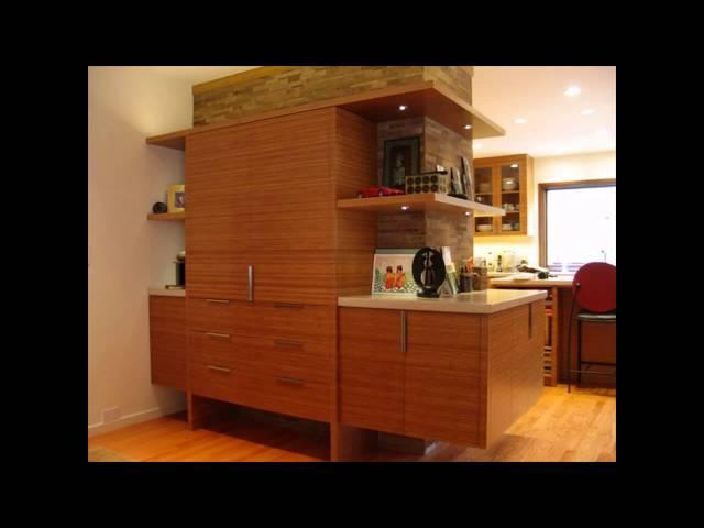 Bamboo kitchen cabinets