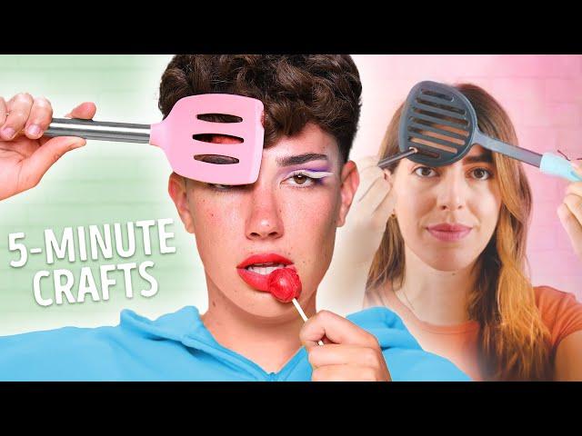 Exposing 100 WORST 5 Minute Craft Makeup Hacks