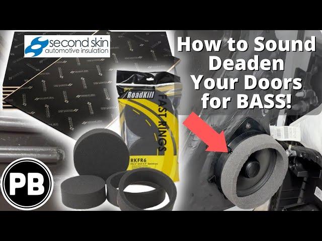 How to Sound Deaden Your Doors For Better Bass From Speakers!