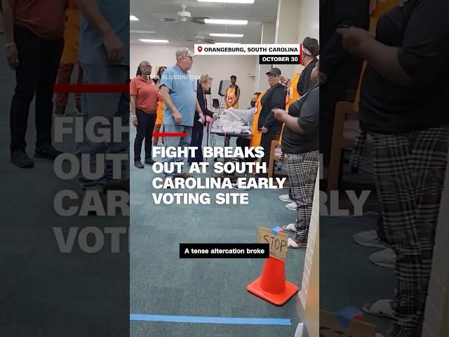 Video shows altercation at a South Carolina polling site